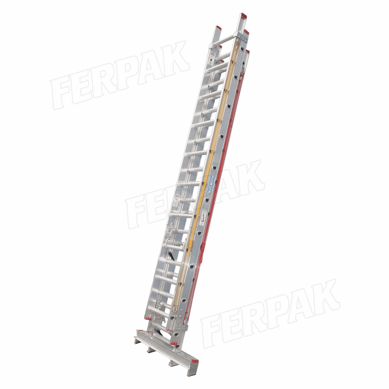 Escalera Aluminio Extensible 18 Escalones 113 Kg Ferpak Mm